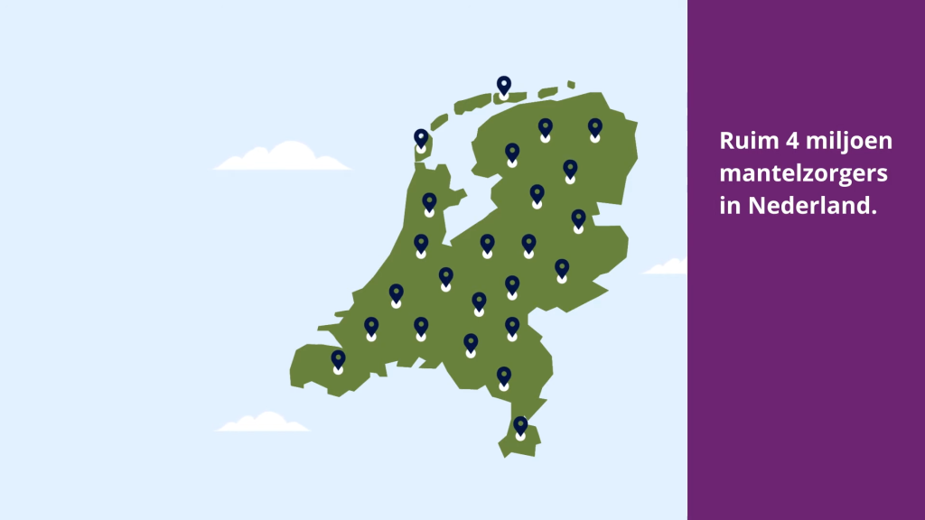 Uitleganimatie met statistieken en Nederlandse kaart